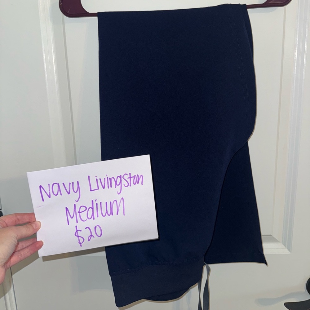 Figs Navy Livingston pants